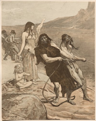 Lacustrine City, 1897. od Fernand Cormon