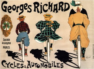 Jízdní kola a auta Georges Richard, 1896 od Fernand Fernel