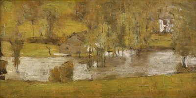 A Fosset; La Crue, 1881 od Fernand Khnopff