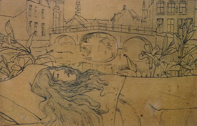 Bruggy, Smrt od Fernand Khnopff