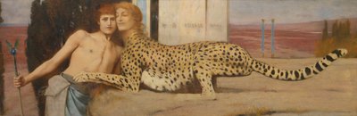 Pohlazení, 1896 od Fernand Khnopff