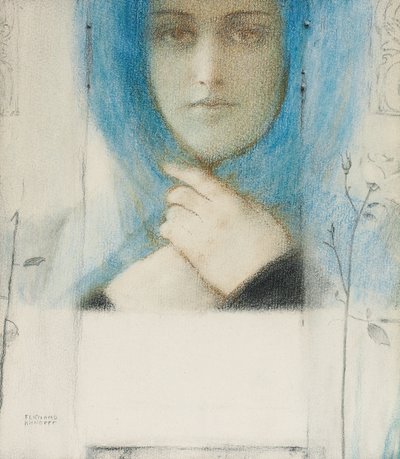 Clematis, kolem roku 1914 od Fernand Khnopff