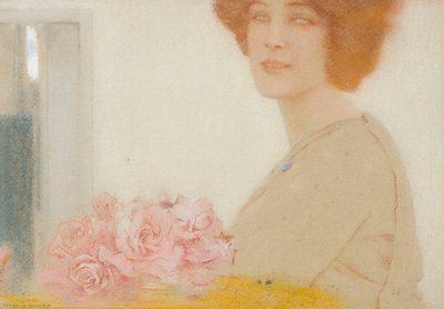 Z růží od Fernand Khnopff