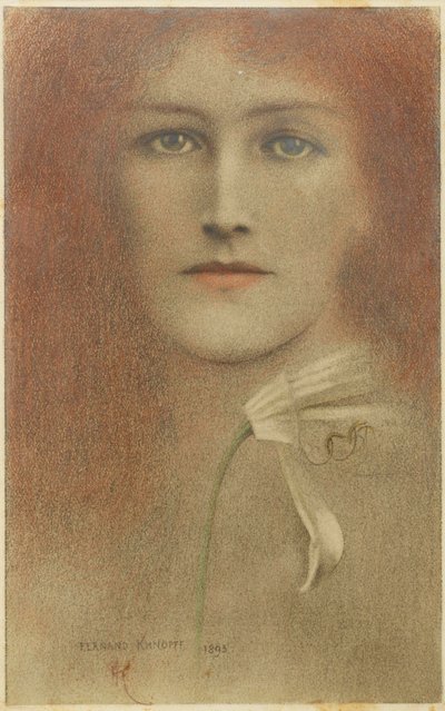 Diffidence, 1893 od Fernand Khnopff