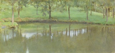 Fosset; Tichá voda, kolem roku 1894 od Fernand Khnopff
