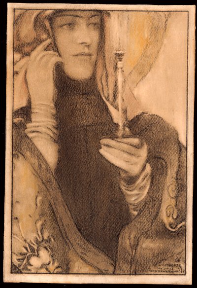 Kadidlo, 1917 od Fernand Khnopff
