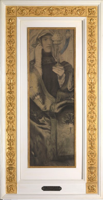 Kadidlo, asi 1898 (uhel a pastel na papíře) od Fernand Khnopff