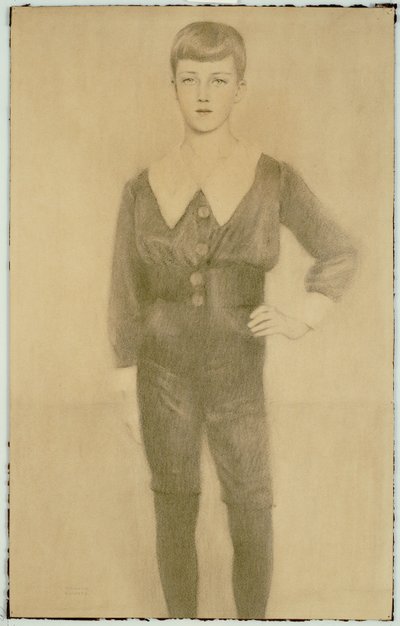 Princ Leopold Belgický, vévoda z Brabant, 1913 od Fernand Khnopff