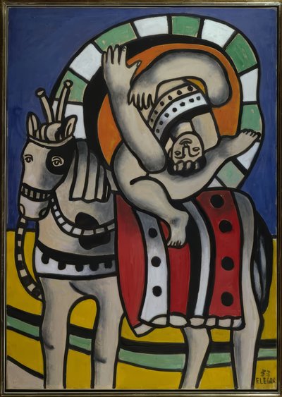 Akrobat na koni od Fernand Leger