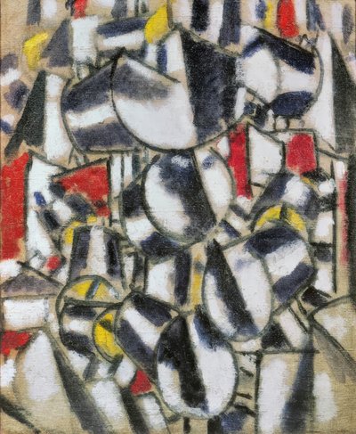 „Kontrast tvarů“ (Formenkontrast) od Fernand Leger