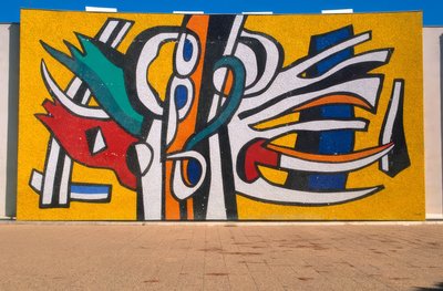 Azurové pobřeží od Fernand Leger