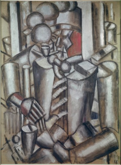 Kouřící voják od Fernand Leger
