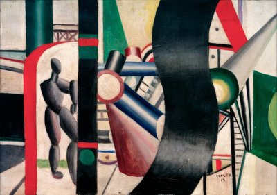 Barevný řidič od Fernand Leger