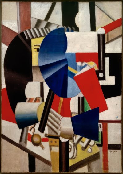 Žena se zrcadlem od Fernand Leger
