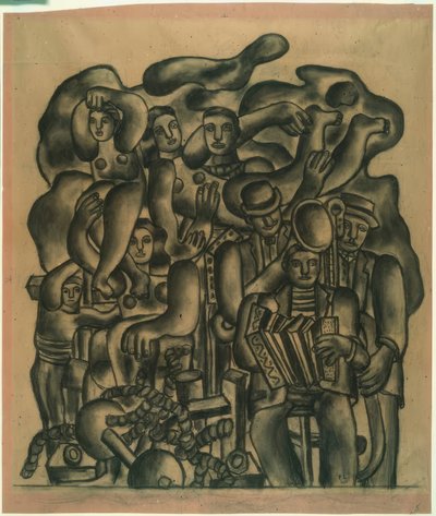 Potulní umělci od Fernand Leger
