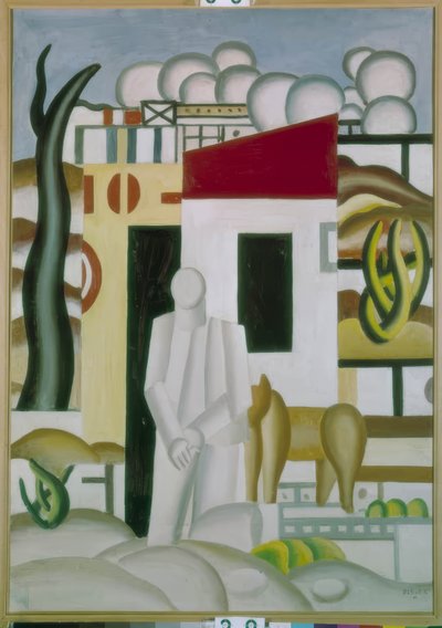 Oživlá krajina od Fernand Leger
