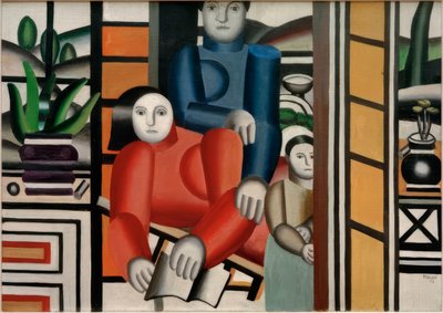 Lidé v zahradě od Fernand Leger