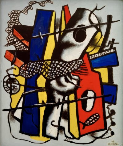 Černá mřížka od Fernand Leger