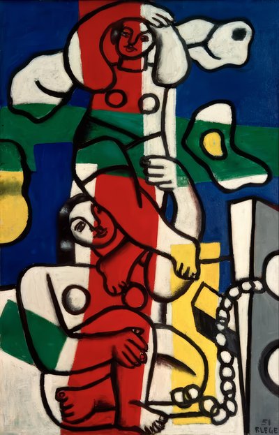 Vícebarevní akrobati od Fernand Leger