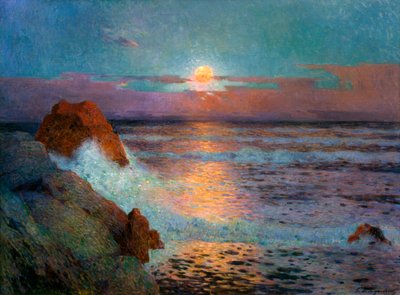 Západ slunce u moře, 1925 od Fernand Loyen du Puigaudeau