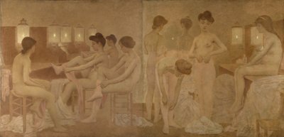 Tanečnice, mezi lety 1905 a 1909 (olej na plátně) od Fernand Pelez