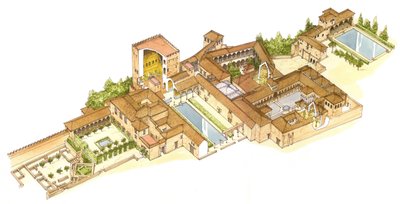 Alhambra, Granada, Španělsko. Královské paláce od Fernando Aznar Cenamor