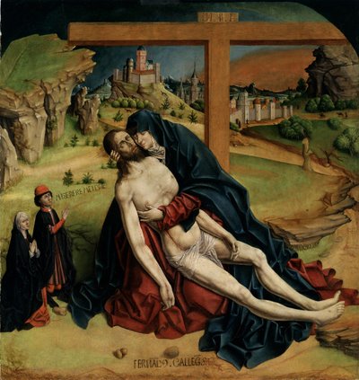 Pieta, 1465-1470 od Fernando Gallego