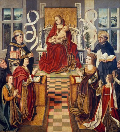 Panna katolických králů od Fernando Gallego