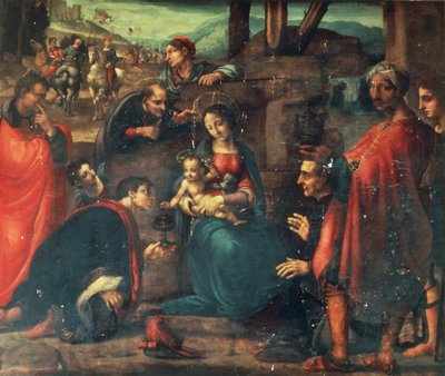 Klanění tří králů od Fernando de Llanos