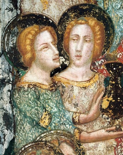 Freska kaple svatého Michaela: výjevy radostí Panny Marie od Ferrer Bassa