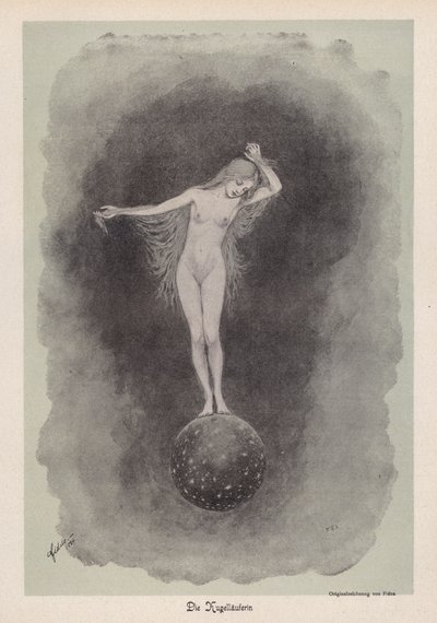 The Ball Runner (litho) od Fidus