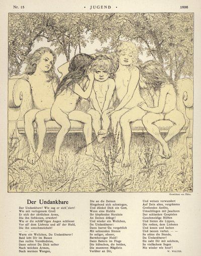 Nevděčný (litho) od Fidus