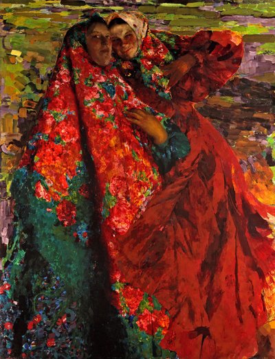 Selské ženy, 1905 od Filipp Andreevic Maljavin