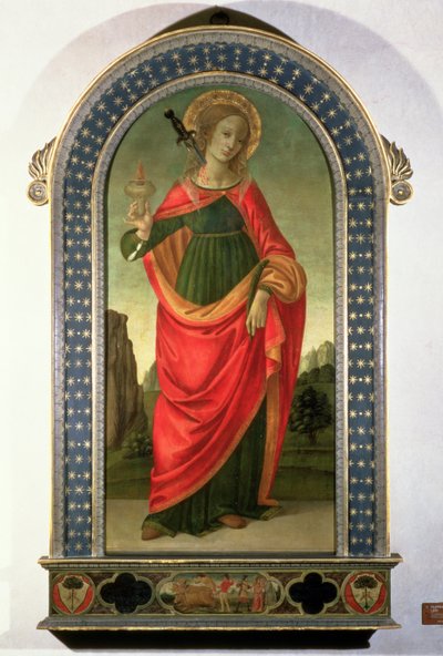 Svatá Lucie, kolem 1472-74 od Filippino Lippi