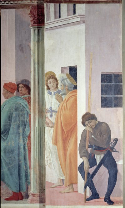 Svatý Petr osvobozený z vězení, kolem roku 1480 od Filippino Lippi