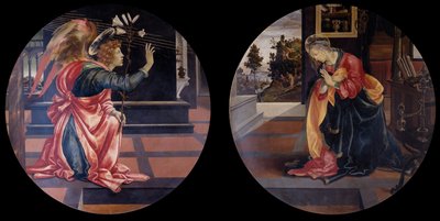 Zvěstování, 1483-1484 od Filippino Lippi