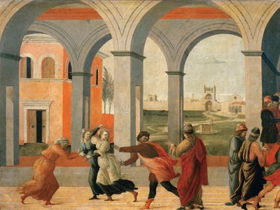Virginii zajal římský guvernér Appius Claudius... od Filippino Lippi