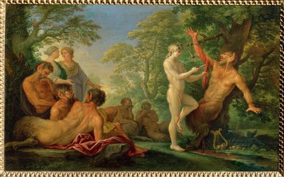 Le supplice de Marsyas - Marsyasův trest, Měď... od Filippo (circle of) Lauri