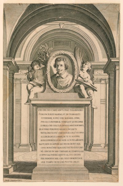Portrét kardinála Antonia Barberina od Filippo Gagliardi