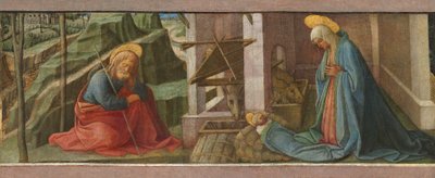 Narození Páně, pravděpodobně c. 1445 od Filippo Lippi