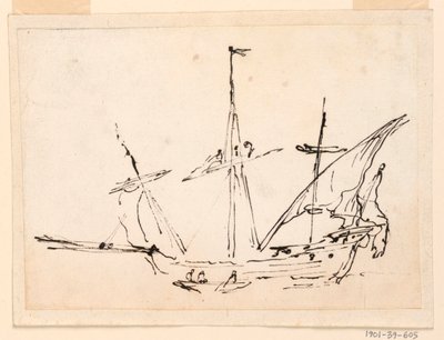 Kresba, Plachetnice, 1770-1800 od Filippo Marchionni