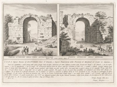 Dedication Page, od Antichit? di Pesto (Starožitnosti Paestum) od Filippo Morghen