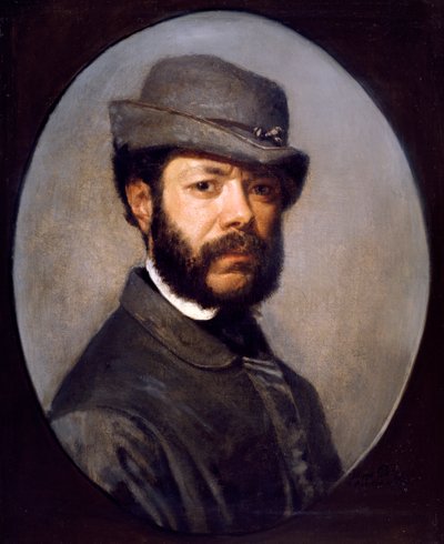 Autoportrét Filippa Palizziho (1818-1899) (olej na plátně) od Filippo Palizzi