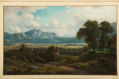 Archaická krajina (olej na panelu) od Filippo Reggiani