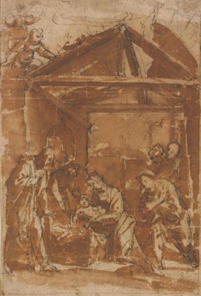 Klanění pastýřů od Filippo Tarchiani