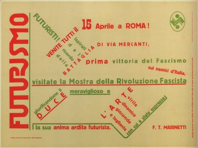 Futurismus, 1932 od Filippo Tommaso Emilio Marinetti