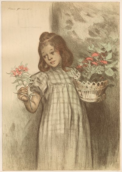 Bouquetière, publikoval 1899. od Firmin Bouisset