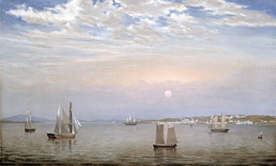 Castine Harbour and Town, 1851 od Fitz Henry Lane