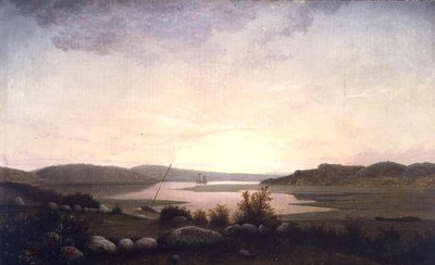 Creek poblíž Gloucester, Massachusetts (olej na plátně) od Fitz Henry Lane