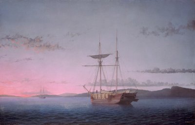 Lumber Schooners na večer na Penobscot Bay od Fitz Henry Lane
